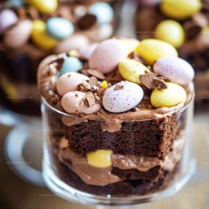 Mini Eggs Easter Brownie Parfaits Recipe