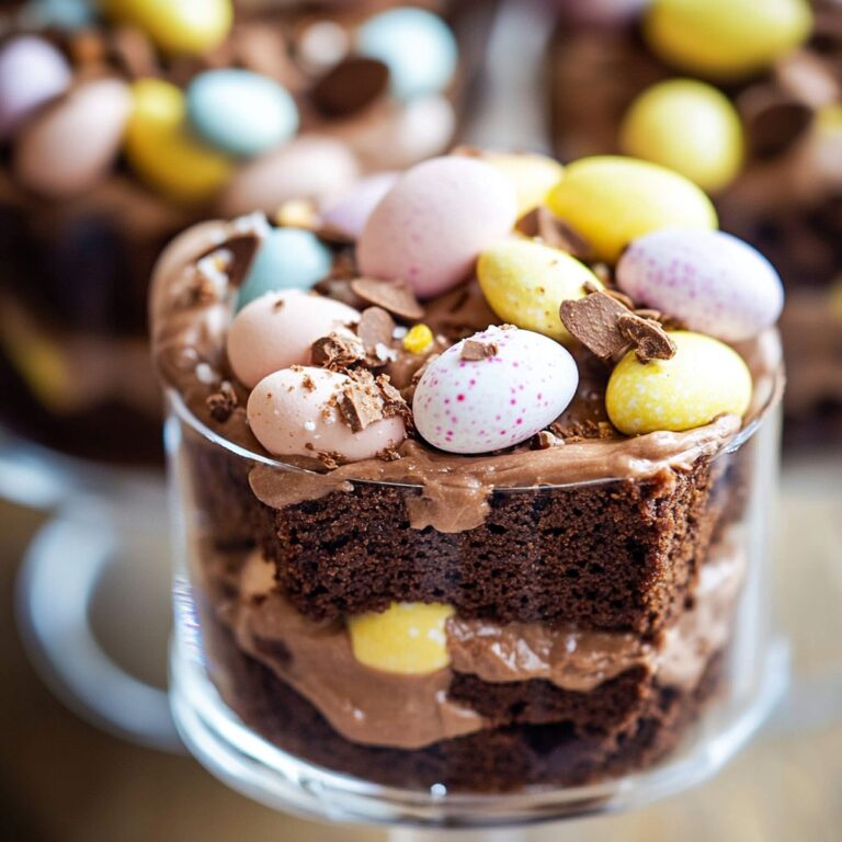 Mini Eggs Easter Brownie Parfaits Recipe