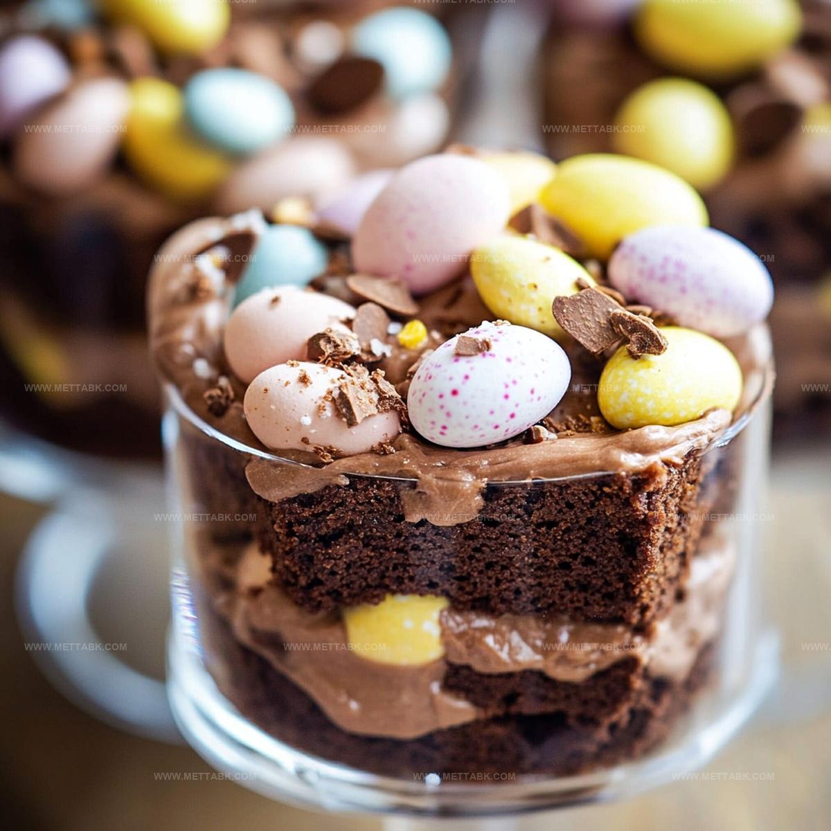 Mini Eggs Easter Brownie Parfaits Recipe