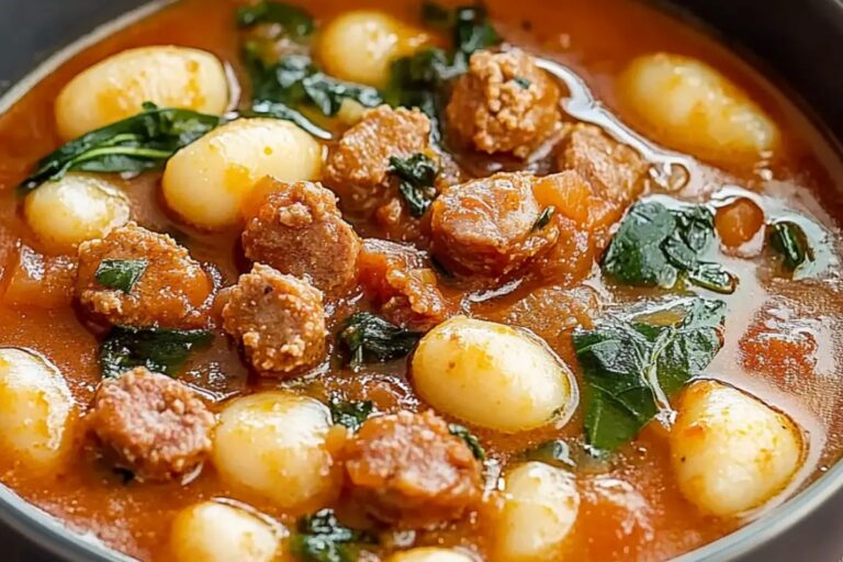 Comforting Italian Sausage And Gnocchi Soup Recipe