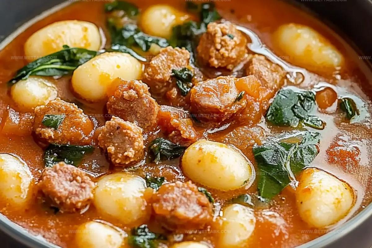 Comforting Italian Sausage And Gnocchi Soup Recipe