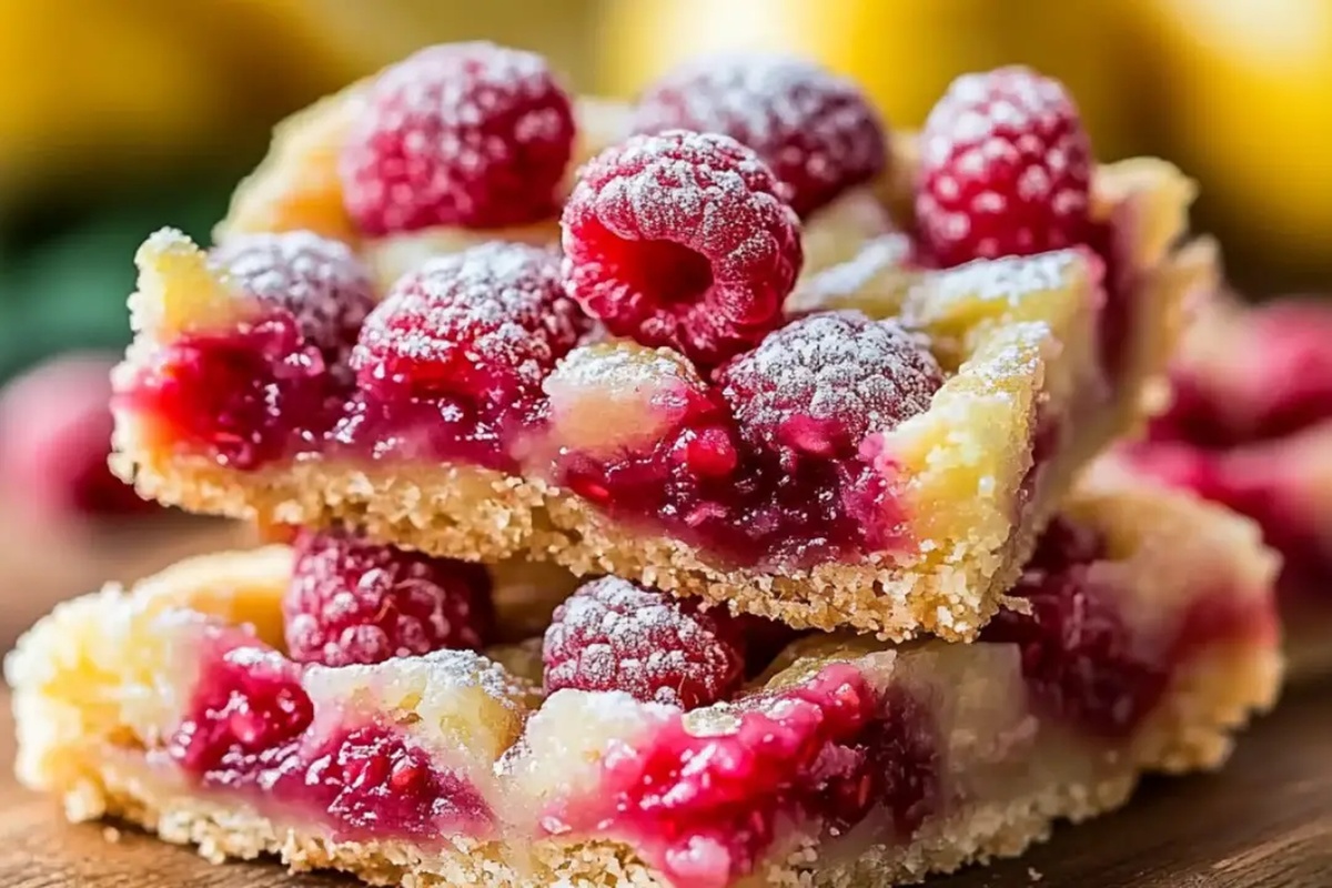 Raspberry Lemon Tart Bars Recipe