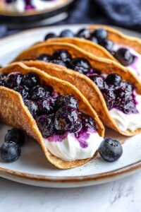 Blueberry Cheesecake Tacos Recipe