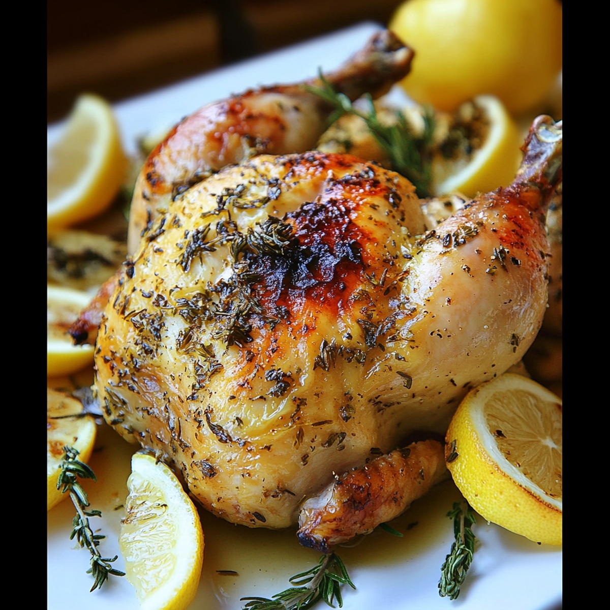 Lemon Herb Roasted Chicken Recipe