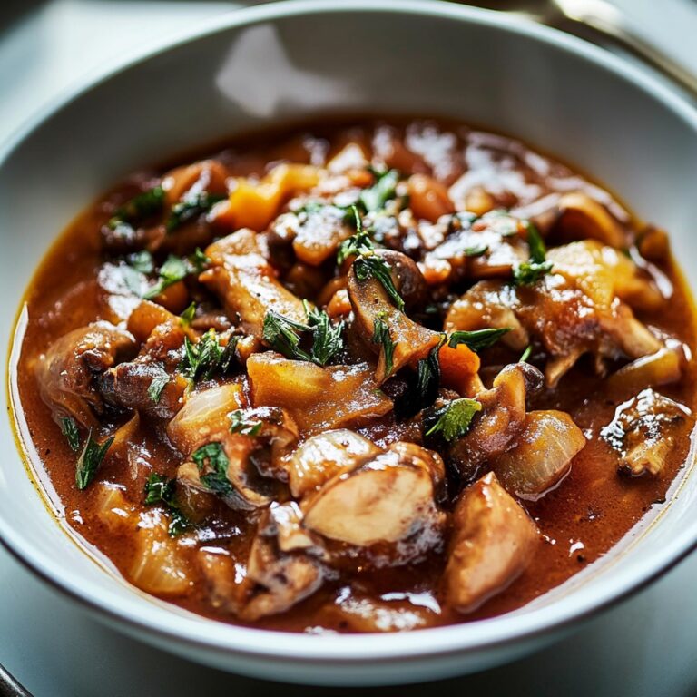 Warm Mushroom Stew Recipe