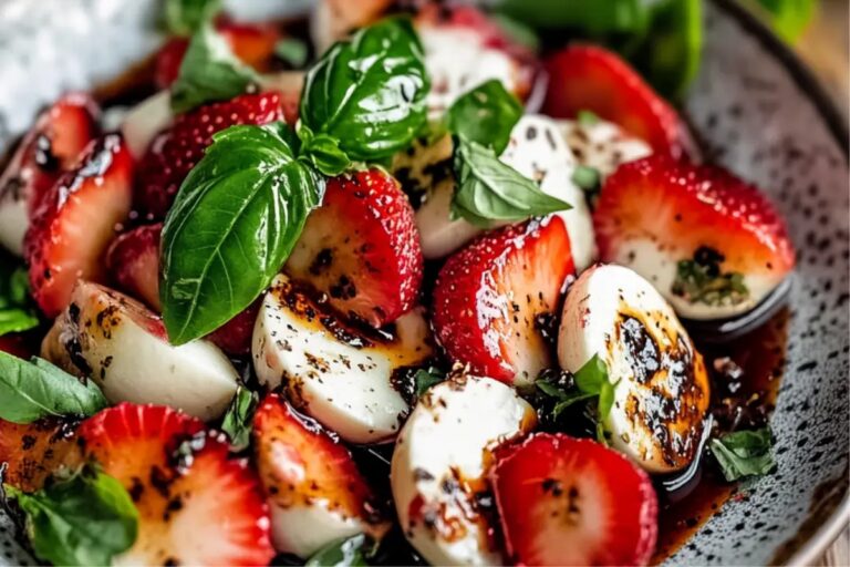 Balsamic Strawberry Caprese Recipe
