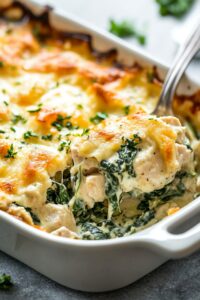 Creamy Chicken And Spinach Casserole Recipe