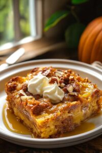 Pumpkin Bread Pudding Recipe