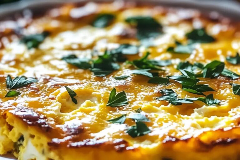 Keto Cottage Cheese Egg Bake Recipe
