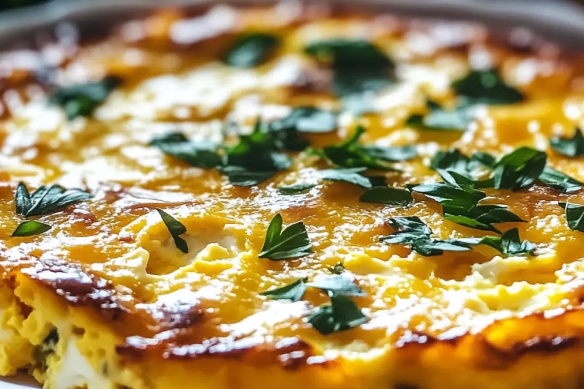 Keto Cottage Cheese Egg Bake Recipe