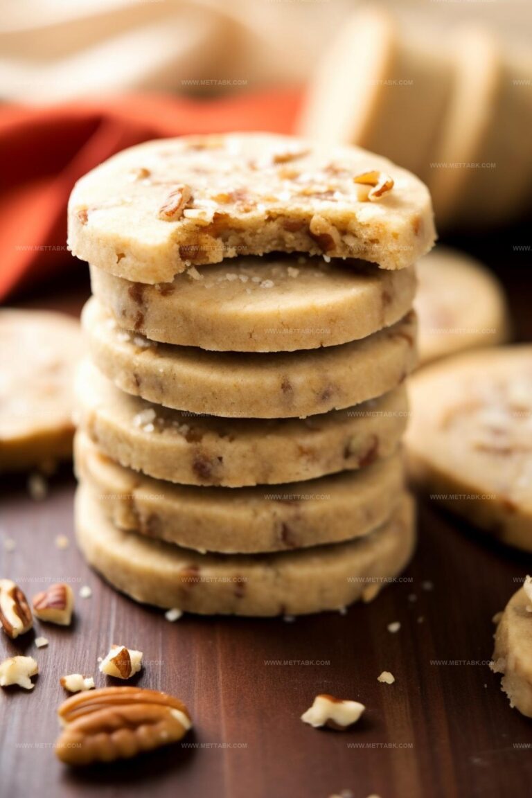 Toffee Pecan Shortbread Cookies Recipe