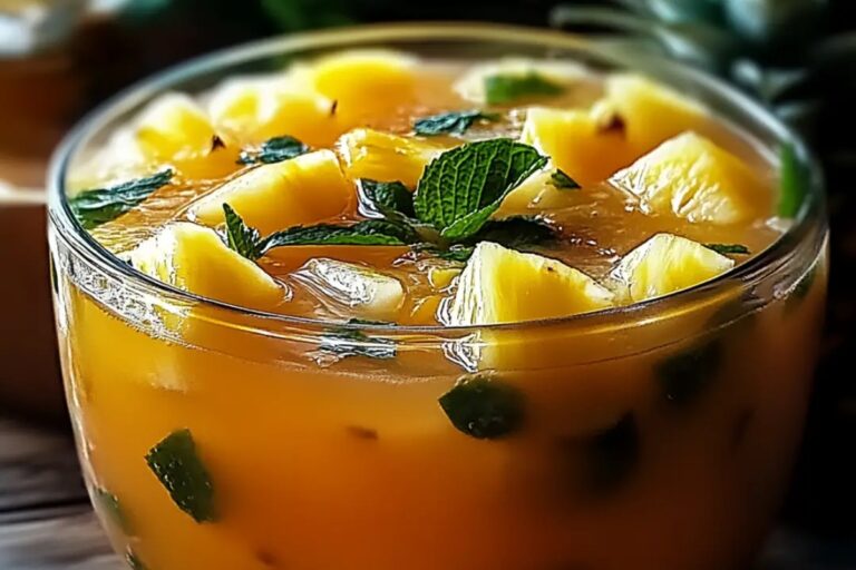 Tropical Pineapple Lemonade Punch Recipe