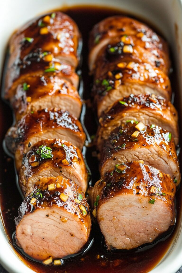 Honey Garlic Pork Tenderloin Recipe