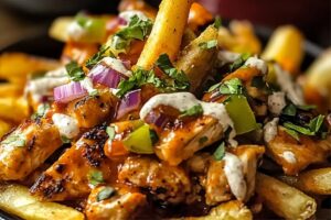 Chicken Al Pastor Loaded Fries Recipe