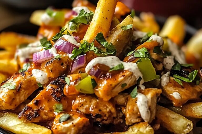 Chicken Al Pastor Loaded Fries Recipe