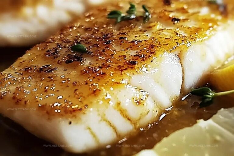 Zesty Lemon Butter Fish Fillet Recipe