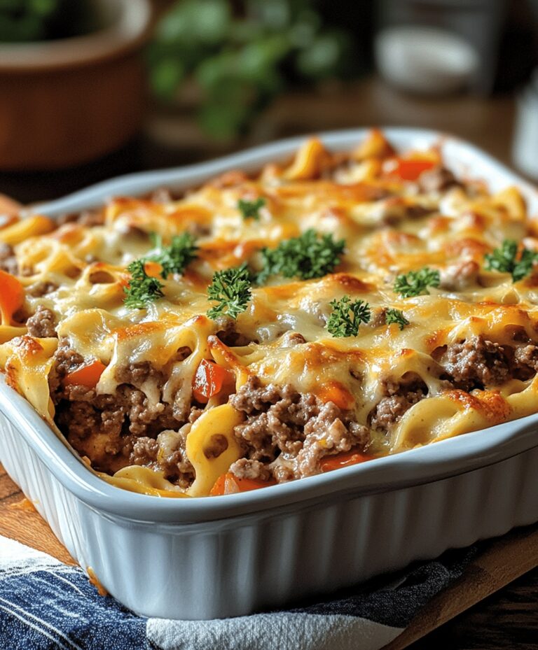 Hamburger Supreme Casserole Recipe