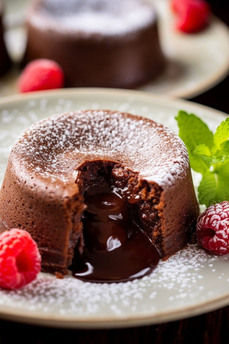 Molten Chocolate Lava Cakes Recipe