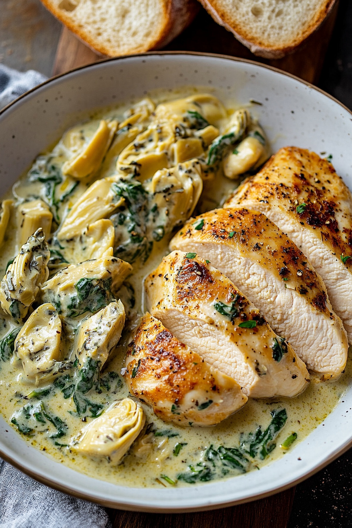 Spinach Artichoke Chicken Recipe