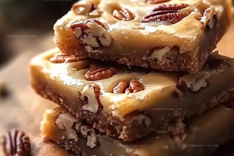 Pecan Shortbread Bars Recipe