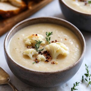 Vegan Cauliflower Soup Recipe