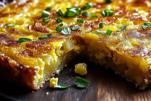 Spanish Tortilla-Inspired Quiche With Hashbrown Crust Recipe