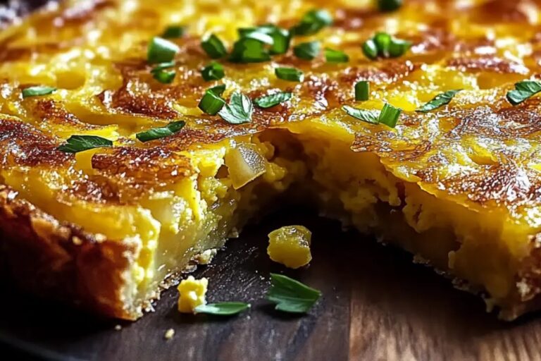 Spanish Tortilla-Inspired Quiche With Hashbrown Crust Recipe