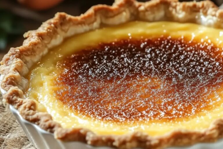 Old Fashioned Egg Custard Pie Recipe