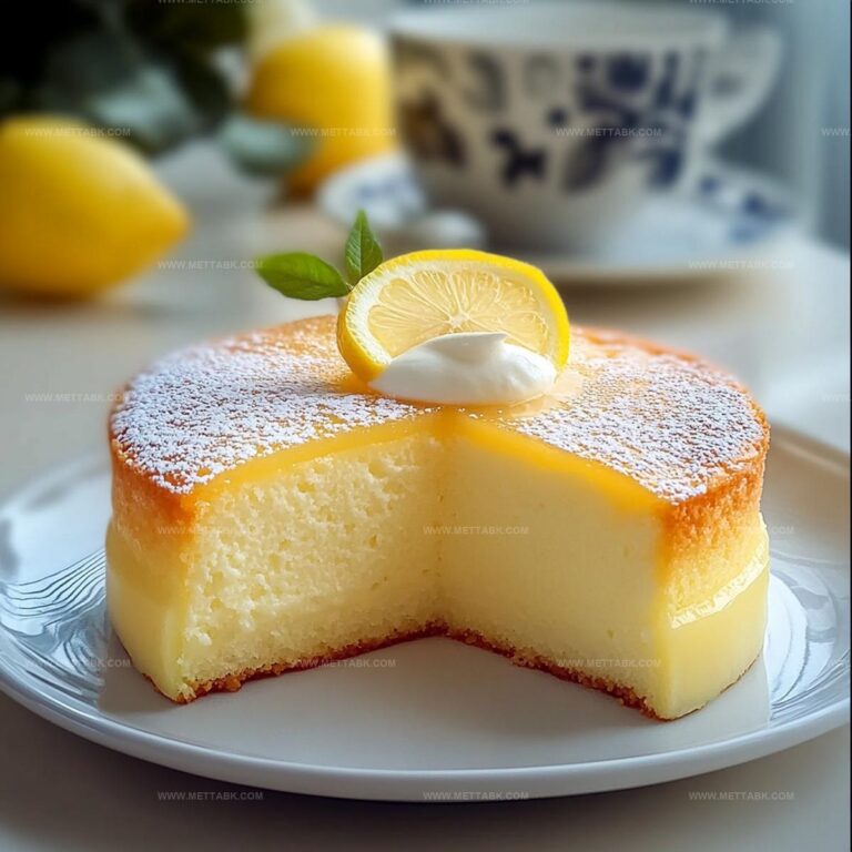 Easy Lemon Custard Cake Recipe