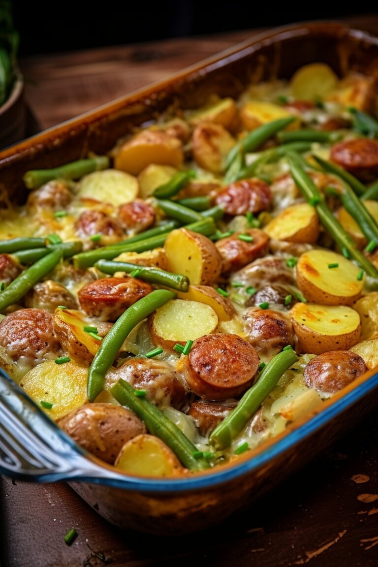 Sausage Green Bean Potato Casserole Recipe