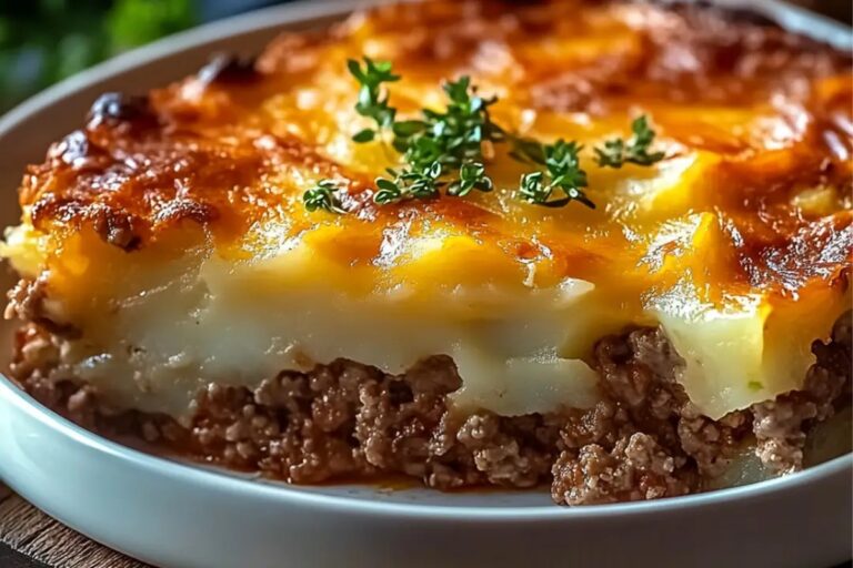 Loaded Potato Meatloaf Casserole Recipe