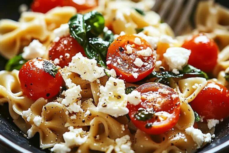 Pasta With Feta And Cherry Tomatoes Recipe