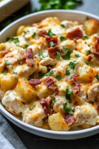 Chicken Bacon Ranch Casserole With Potatoes Recipe