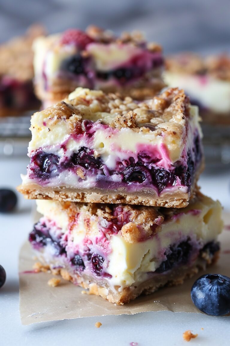 Blueberry Cream Cheese Bars Recipe