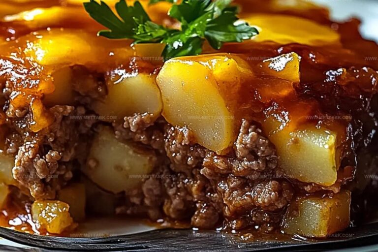 Cowboy Meatloaf & Potato Casserole Recipe