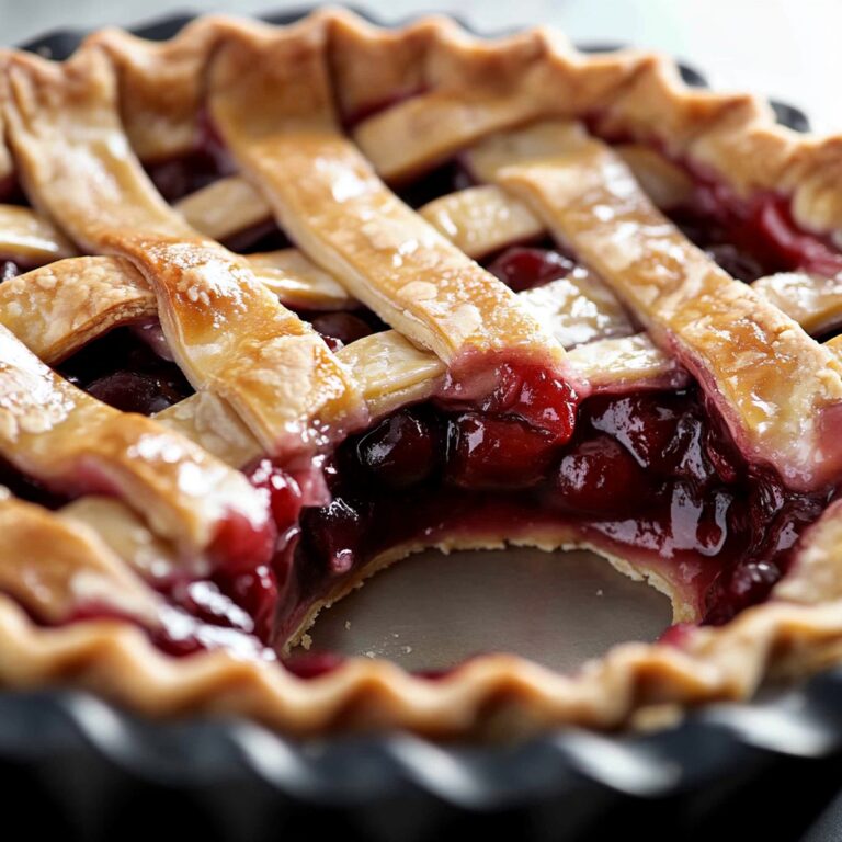 Homemade Cherry Pie Recipe