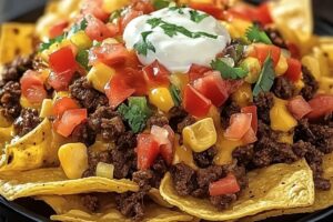 Deluxe Beef Nachos Supreme Recipe