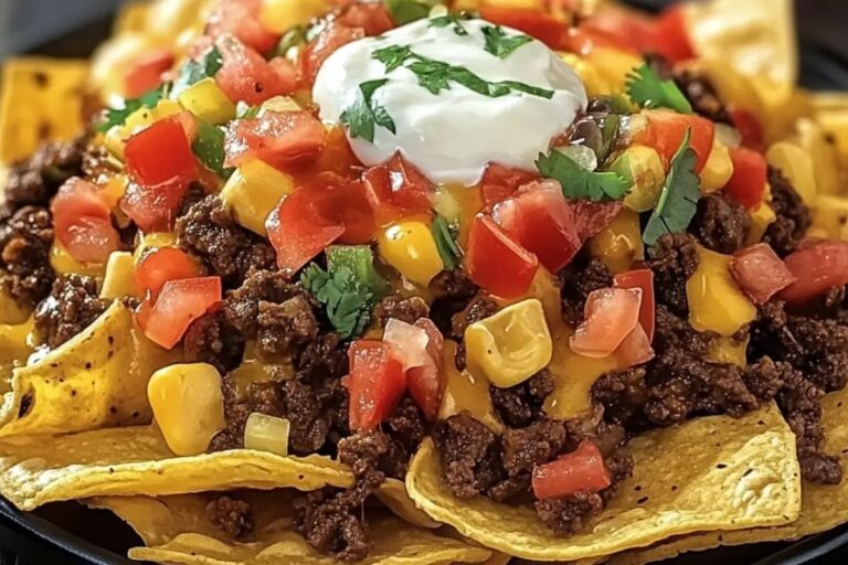 Deluxe Beef Nachos Supreme Recipe