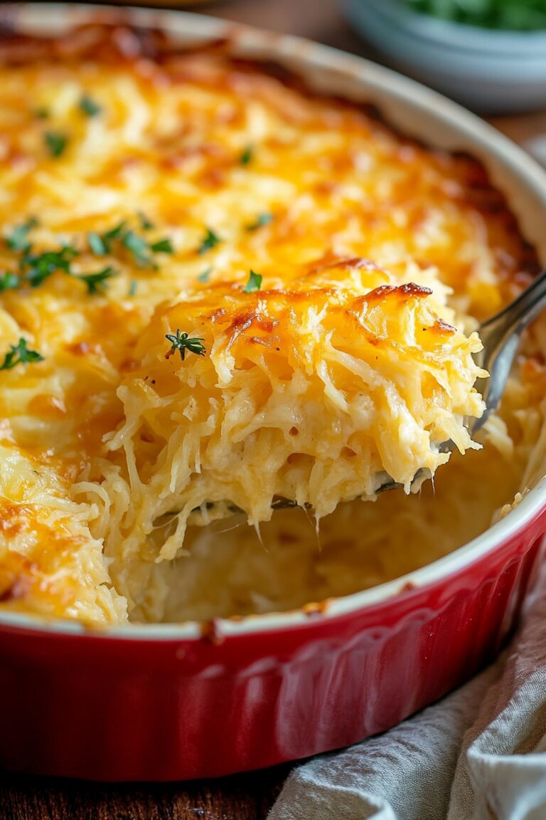 Copy Cat Cracker Barrel Hashbrown Casserole Recipe