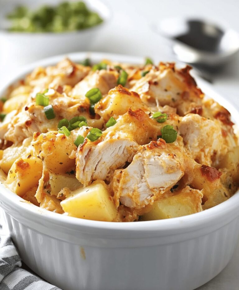 Loaded Chicken And Potato Casserole Recipe