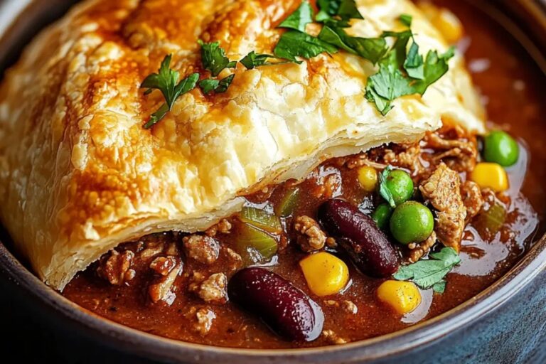 Short Rib Chili Pot Pie Recipe