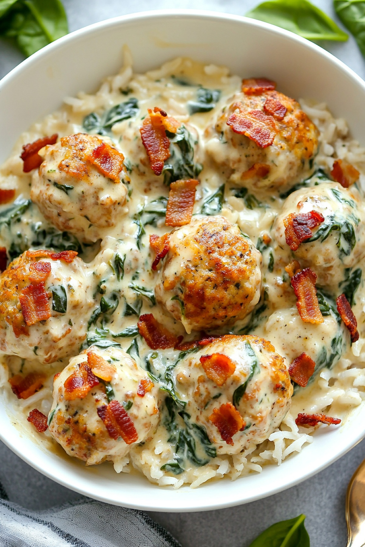 Baked Chicken Ricotta Meatballs Recipe