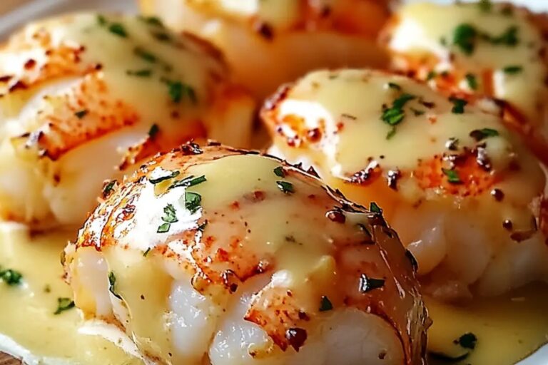 Creamy Garlic Butter Lobster Tails Recipe