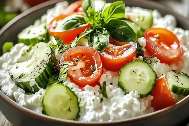 Tomato & Cucumber Cottage Cheese Delight Recipe