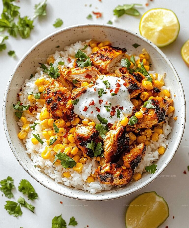 Street Corn Chicken Rice Bowl Recipe