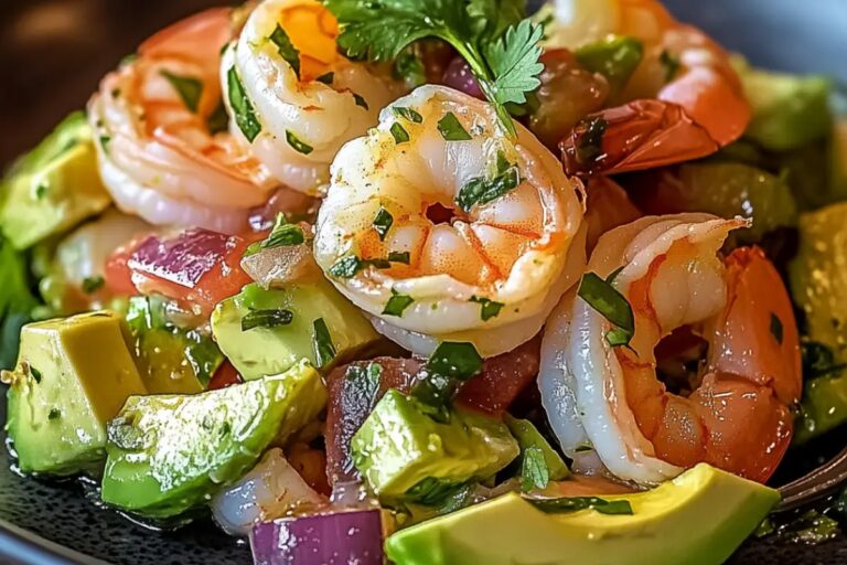 Zesty Lime Shrimp And Avocado Salad Recipe