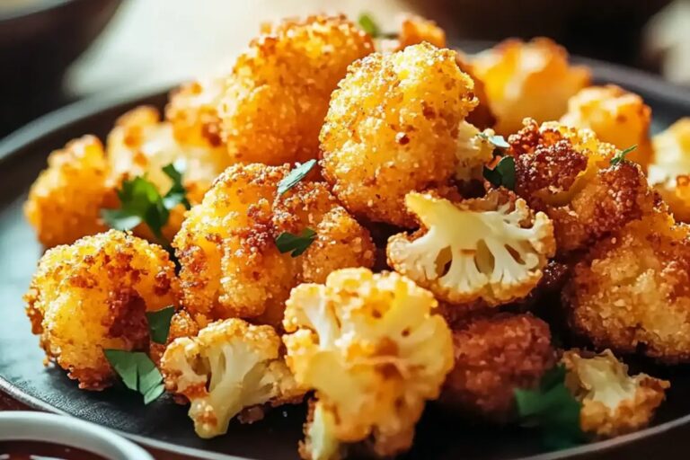Golden Crispy Cauliflower Bites Recipe