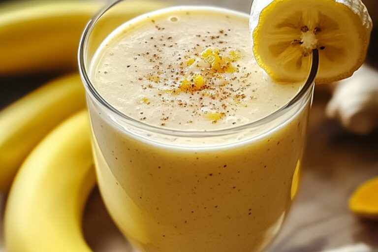 Banana Lemon Ginger Smoothie Recipe