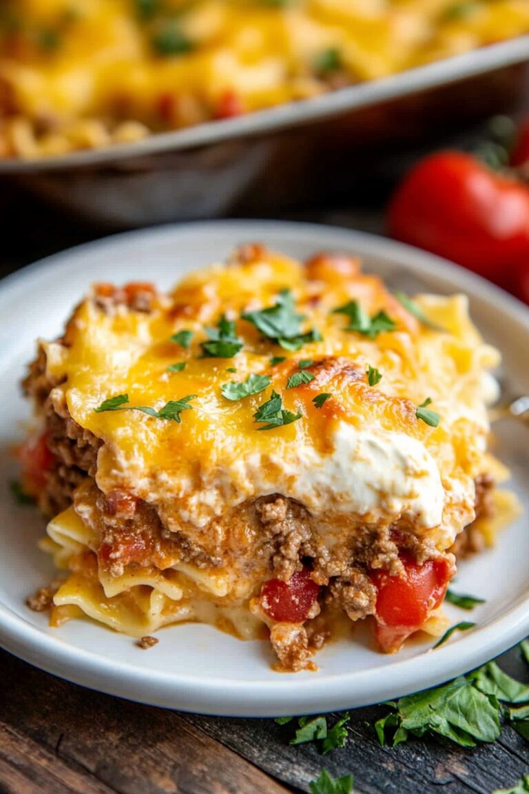 Beef Lombardi Casserole Recipe