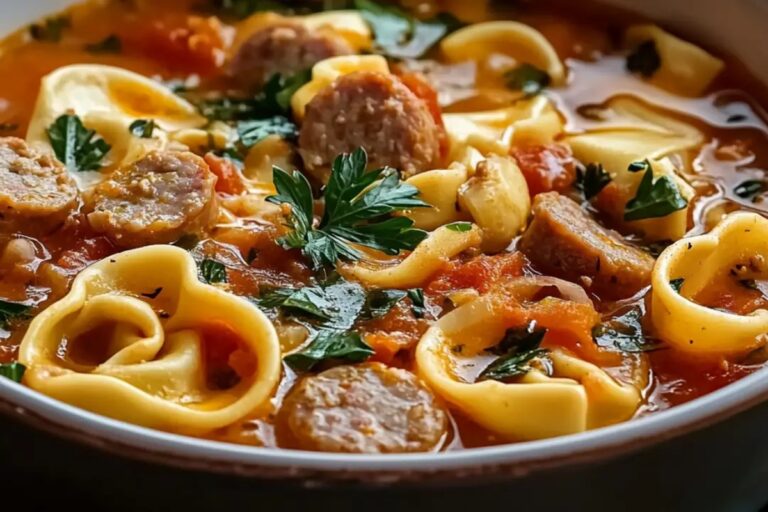 Sausage Tortellini Soup Recipe